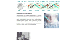 Desktop Screenshot of hope-funds.org